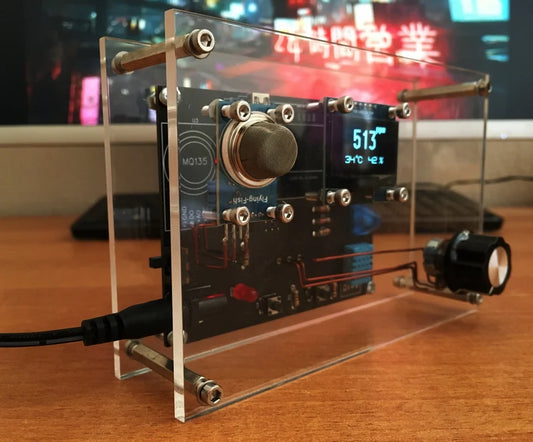 Air quality monitor, digital thermometer