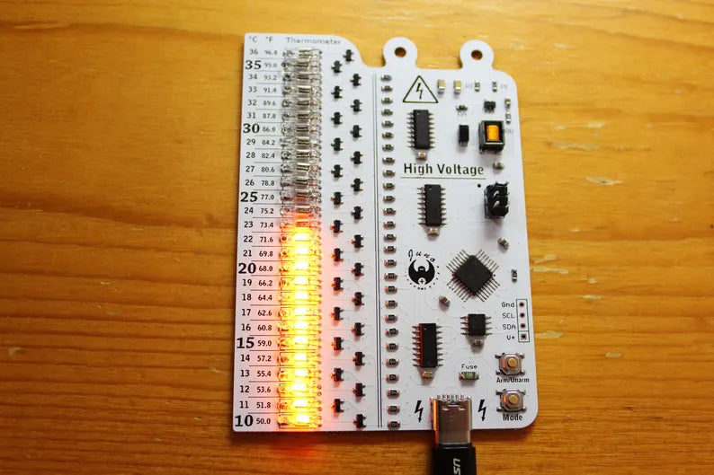 Juno Neon Thermometer DIY Soldering Project Kit
