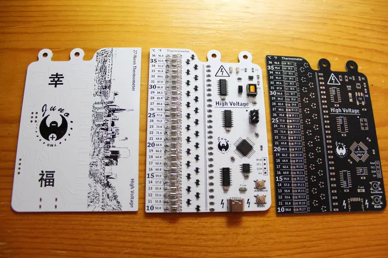 Juno Neon Thermometer DIY Soldering Project Kit